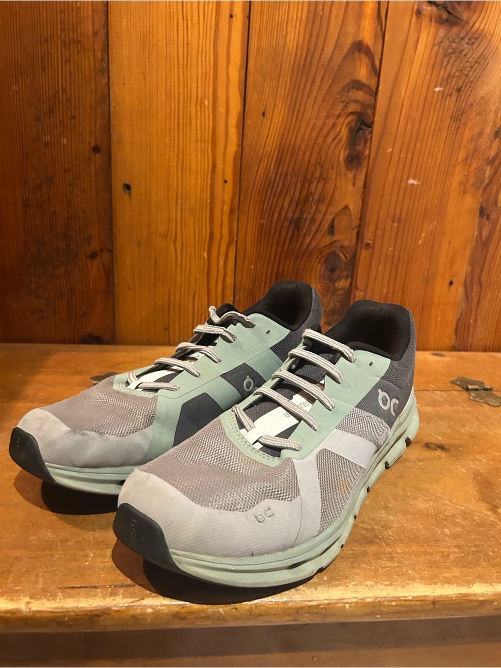 On Running Cloud Lightweight Men's Running Shoes - Grey Mint